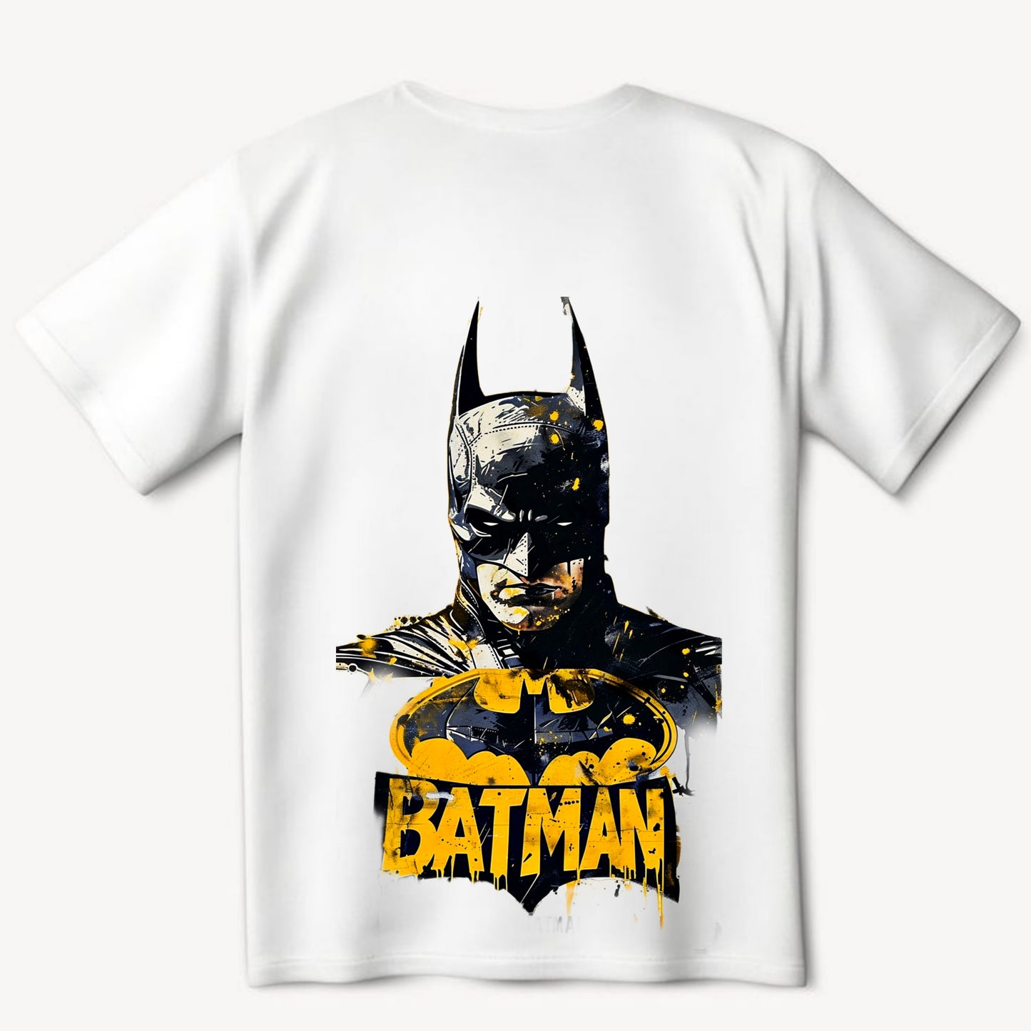 Batman T-shirt with Printed Short Sleeves
