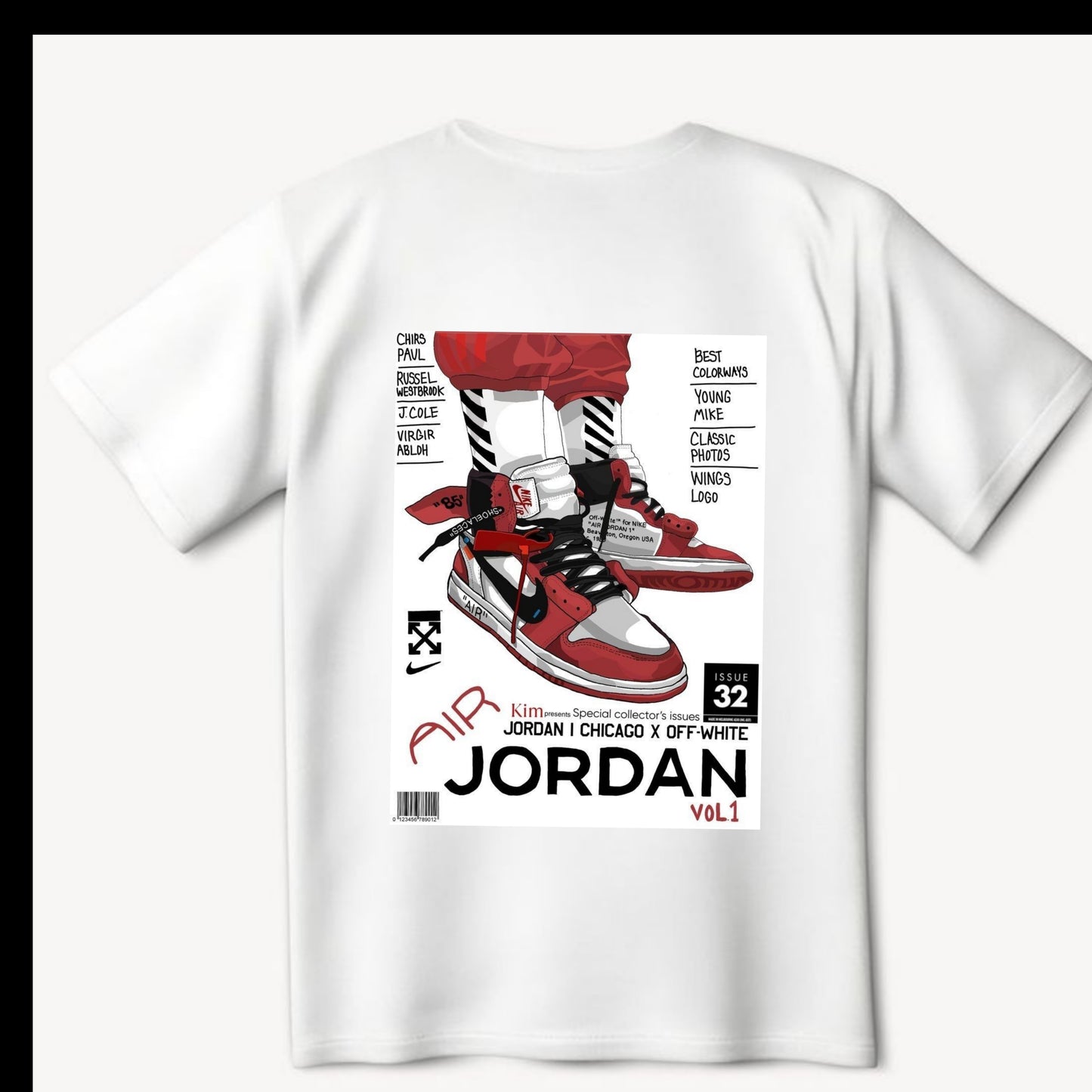 Air Nike Jordan T-Shirt Cotton Short Sleeve Tee - Stylish Nike Jordan T-Shirt
