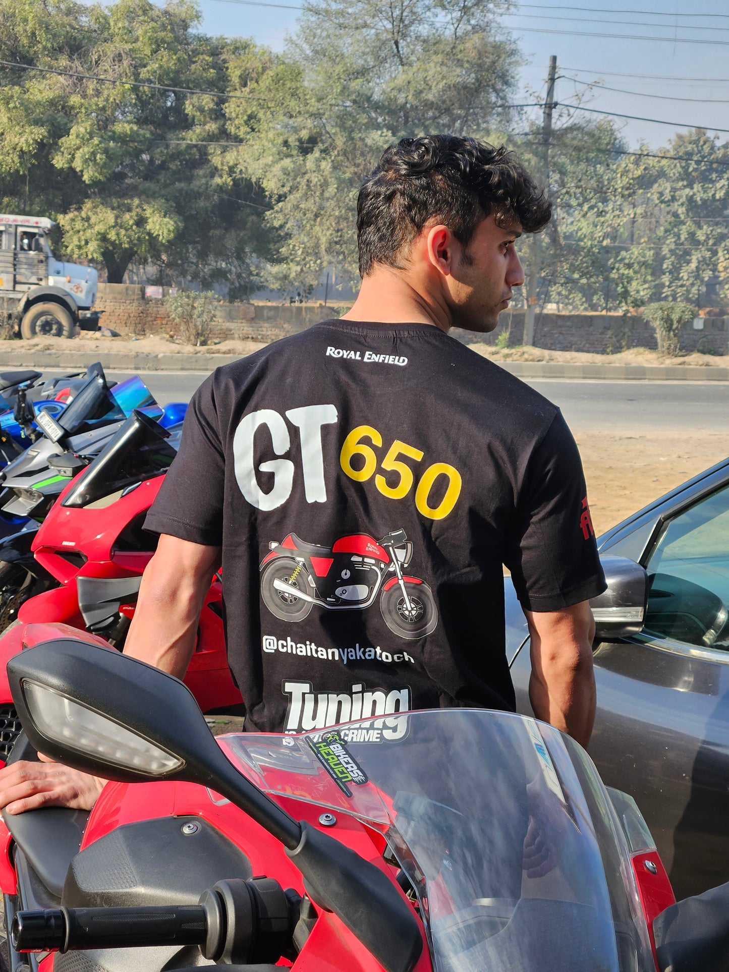 Gt 650 Custom T-Shirts with Instagram Handle for Dream Orders