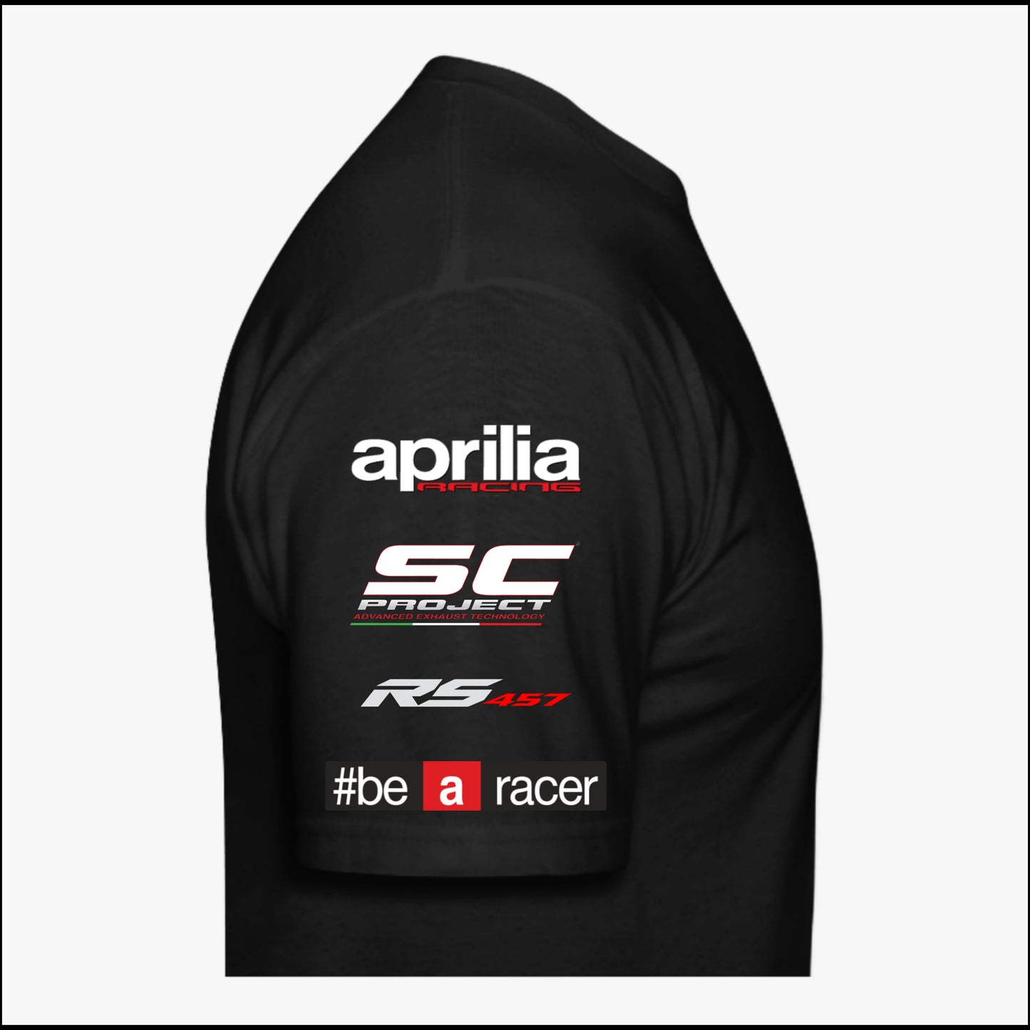 OFFICIAL STYLE APRILIA 457 T-SHIRT - Customizable Instagram Handle Available
