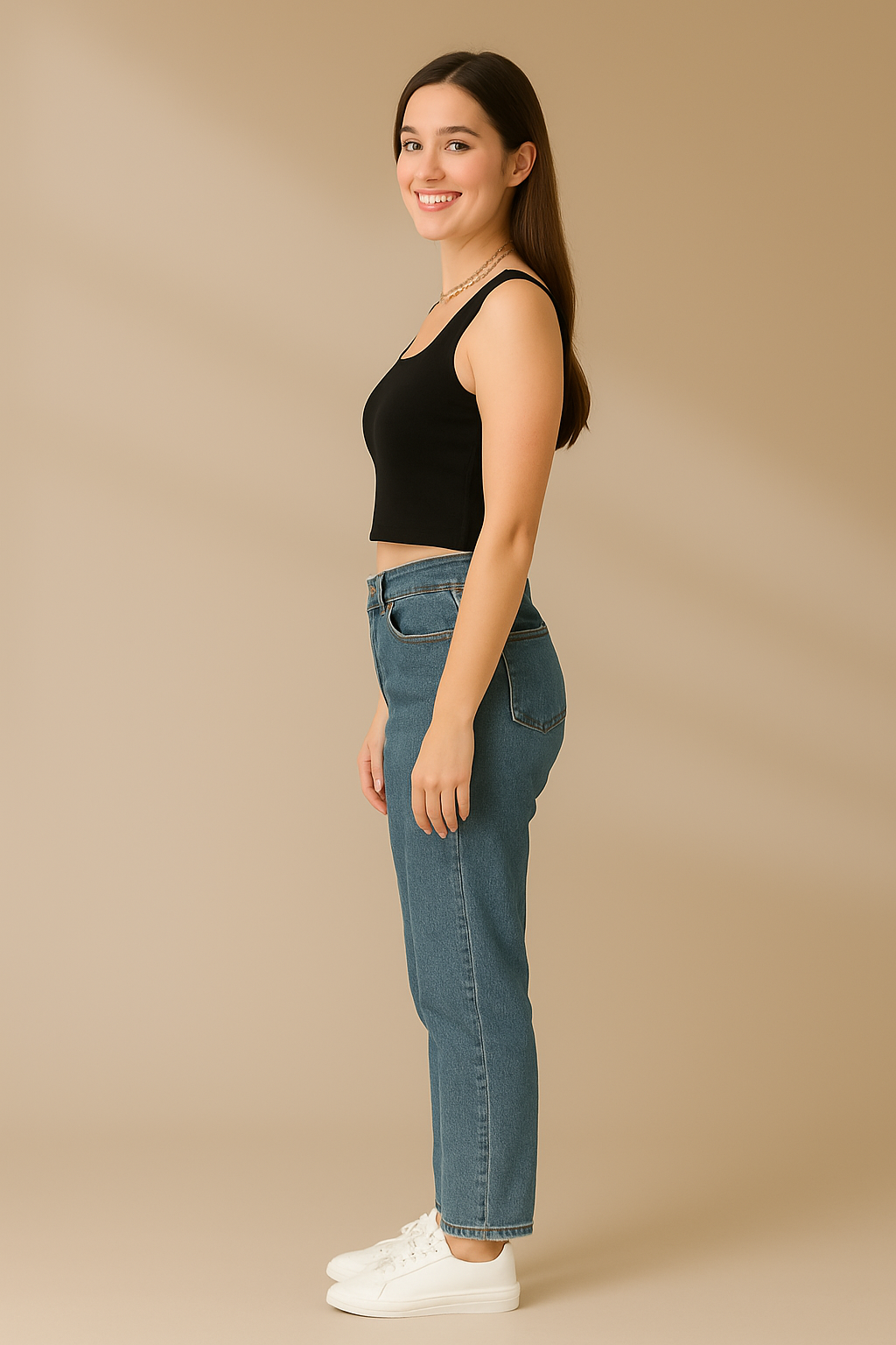 CODE 18 Women’s Stylish Ribbed Cotton Crop Top – White Sleeveless Casual Wear
