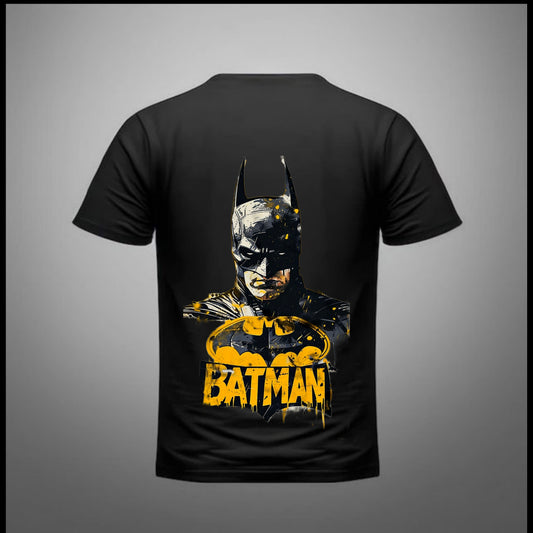 Batman T-shirt with Printed Short Sleeves