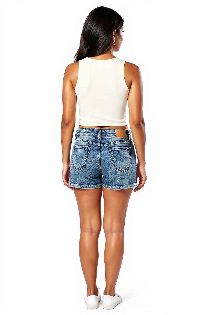 CODE 18 Women’s White Ribbed Crop Top – Sleeveless Tank Style Casual Wear