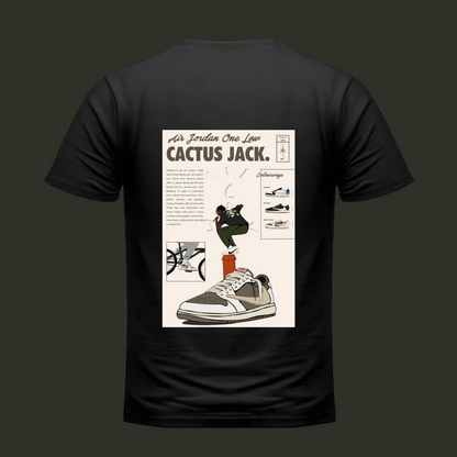 Cactus Jack T-Shirt - Travis Scott Official Style Short Sleeve Tee