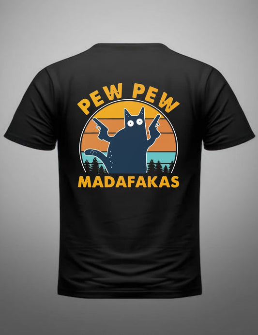 Pew pew cotton organic regular Fit tees
