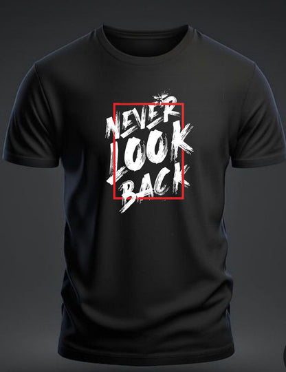 Never look back printed tees